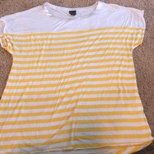 Yellow stripe shirt